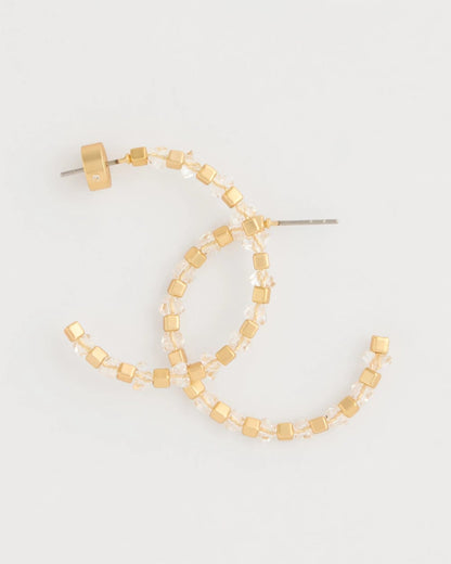 Chico's Classic | Sea Foam Hoop Earrings