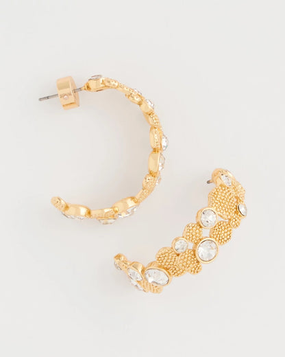 Chico's Premium | Sea Foam Hoop Earrings