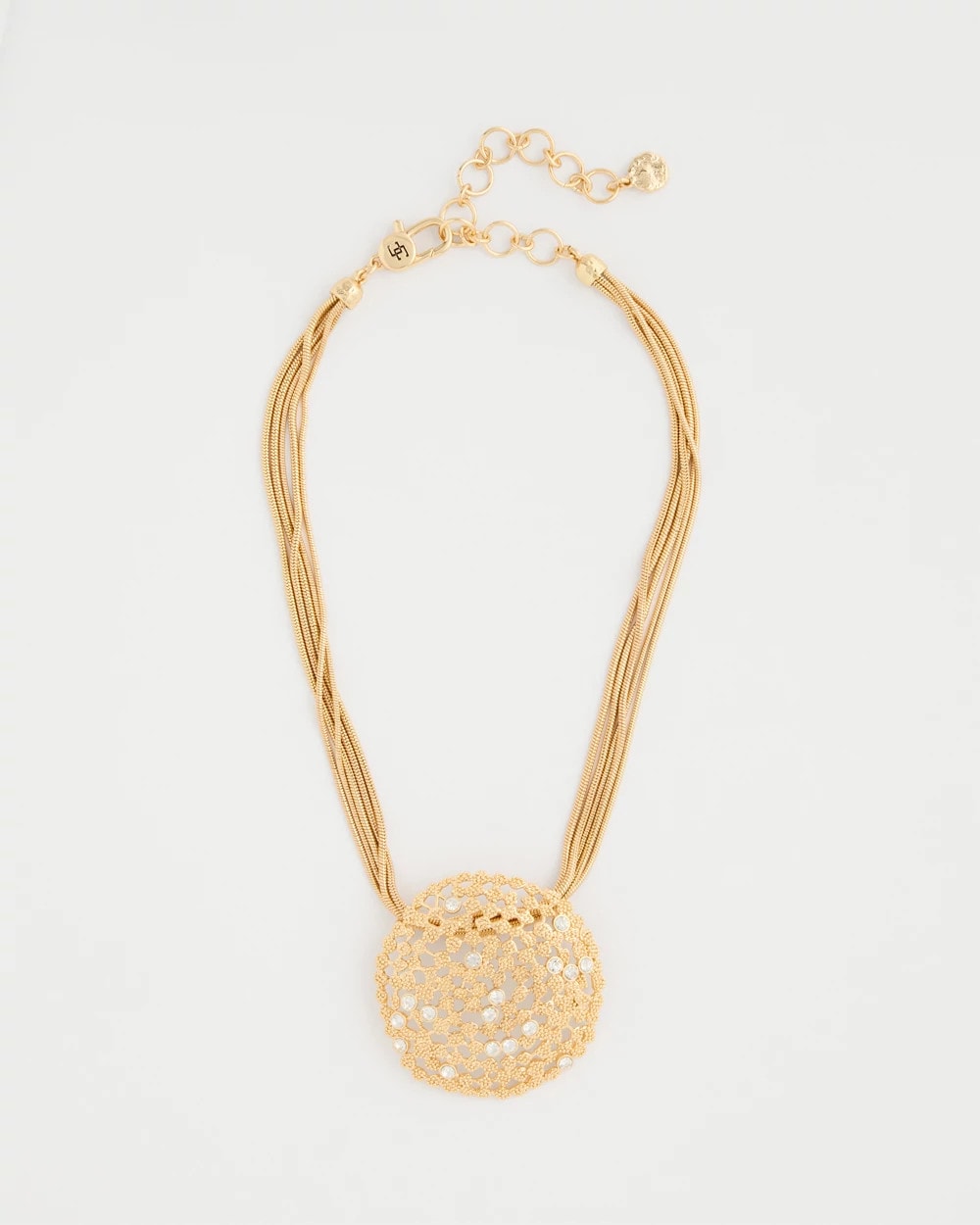 Chico's Recommended | Sea Foam Medallion Pendant Necklace