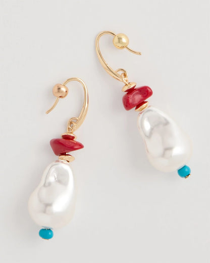 Chico's Top Pick | Beaded Linear Drop Earrings