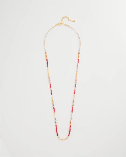 Chico's Best Price | Coral Genuine Stone Long Necklace