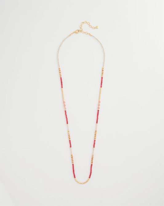 Chico's Best Price | Coral Genuine Stone Long Necklace