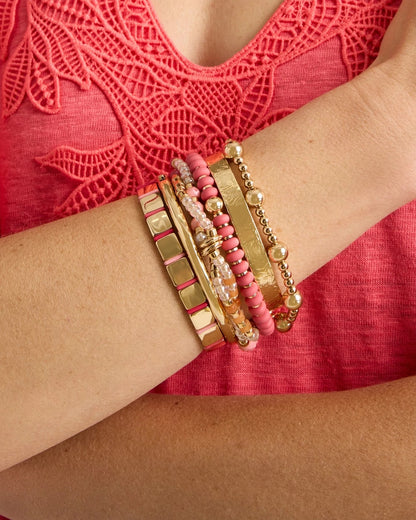 Chico's Recommended | Glam Goldtone Slice Stretch Bracelet