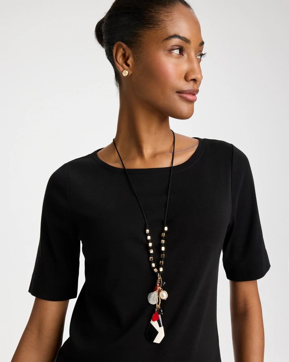 Chico's Trusted | Corded Short Pendant Necklace