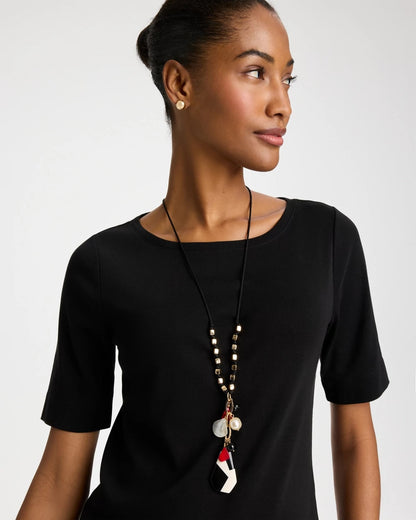 Chico's Trusted | Corded Short Pendant Necklace