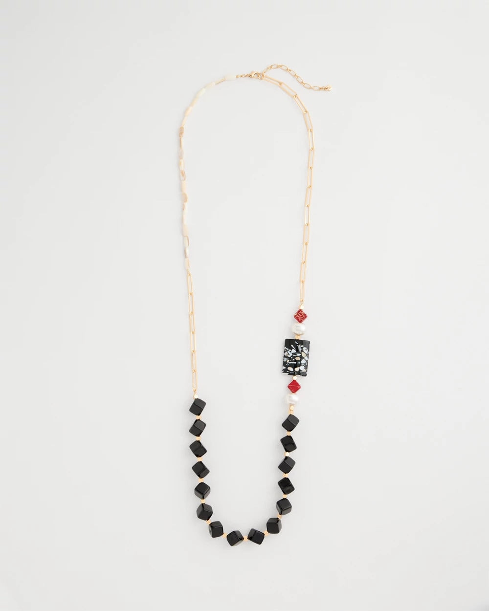 Chico's Value | Asymmetrical Long Single-Strand Necklace