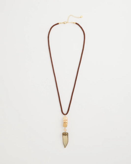 Chico's Top Pick | Tooth Pendant Corded Necklace