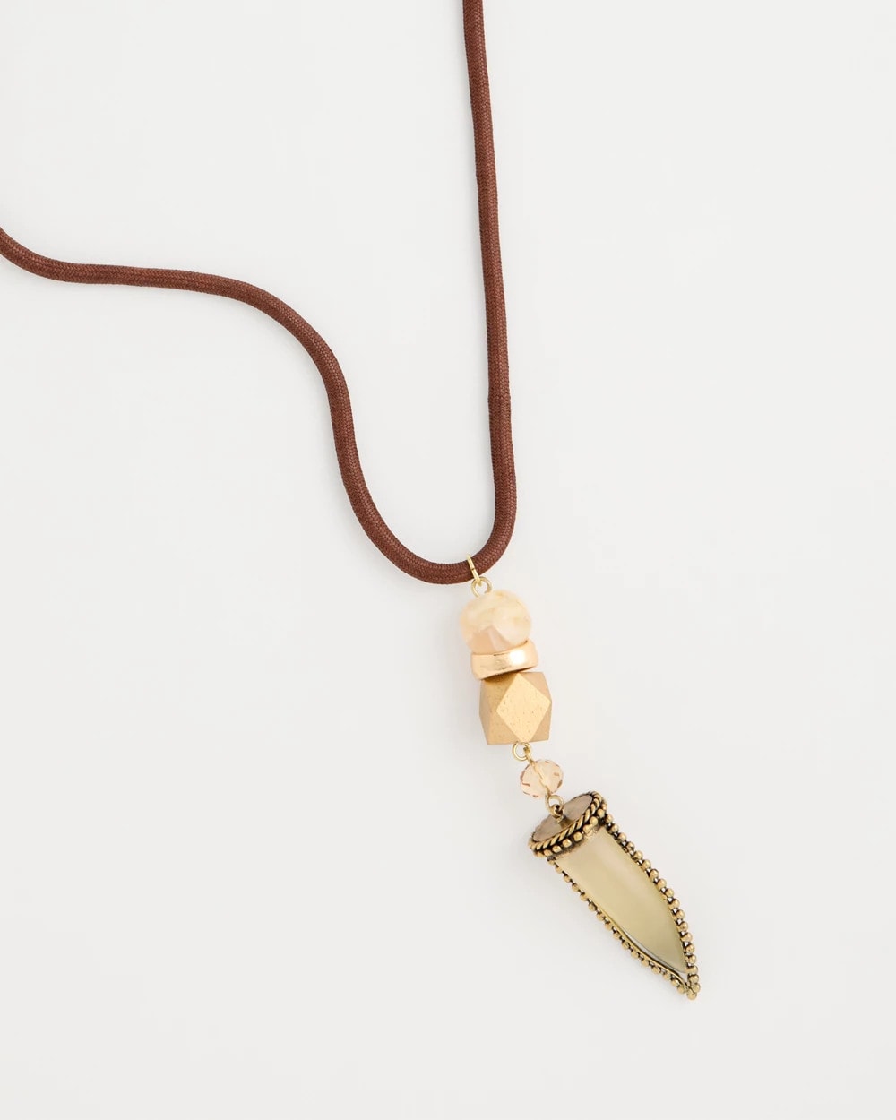 Chico's Top Pick | Tooth Pendant Corded Necklace