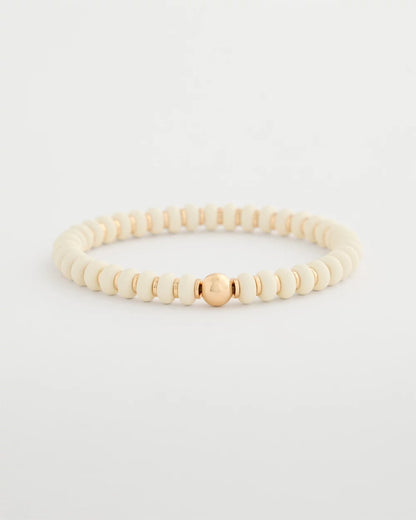 Chico's Premium | Neutral Round Stretch Bracelet