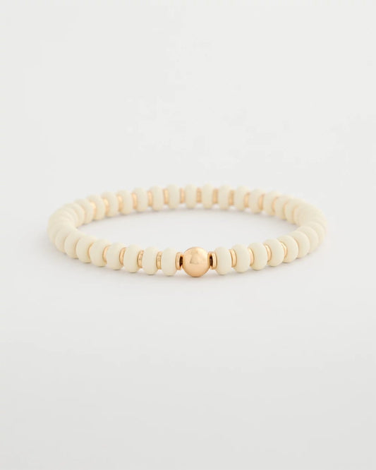 Chico's Premium | Neutral Round Stretch Bracelet