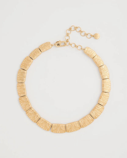 Chico's Trending | Crinkle Goldtone Collar Necklace