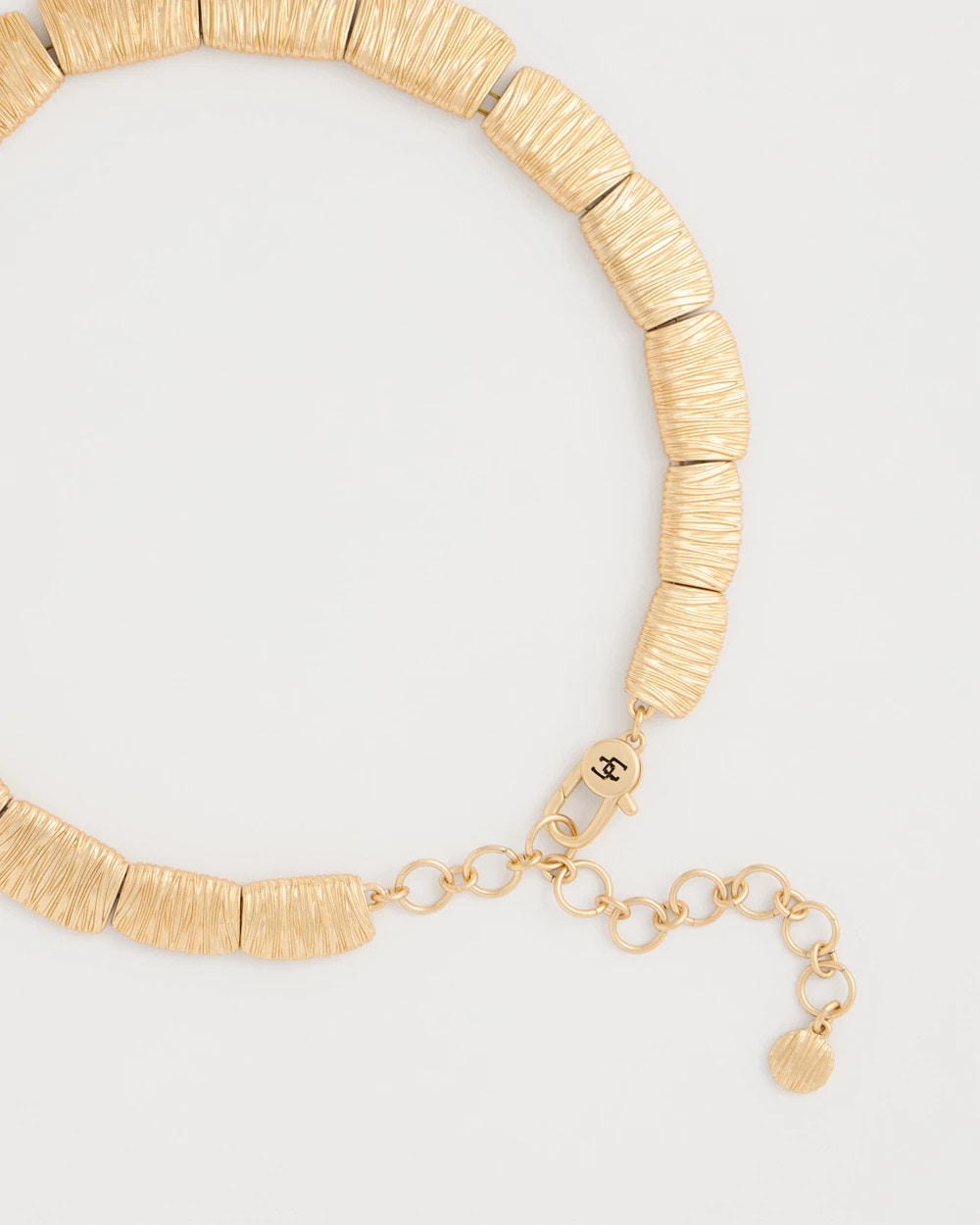 Chico's Trending | Crinkle Goldtone Collar Necklace