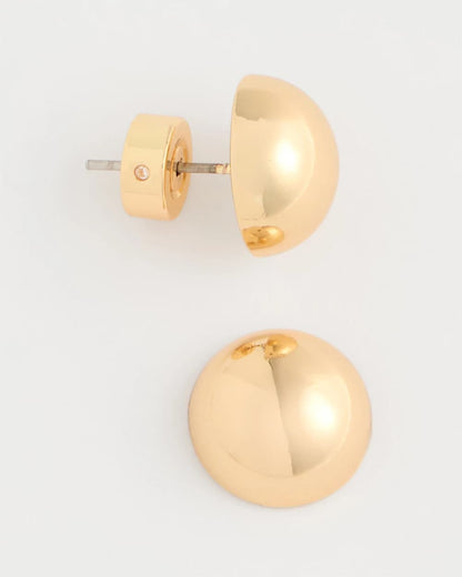 Chico's Premium | Mini Goldtone Sphere Stud Earrings