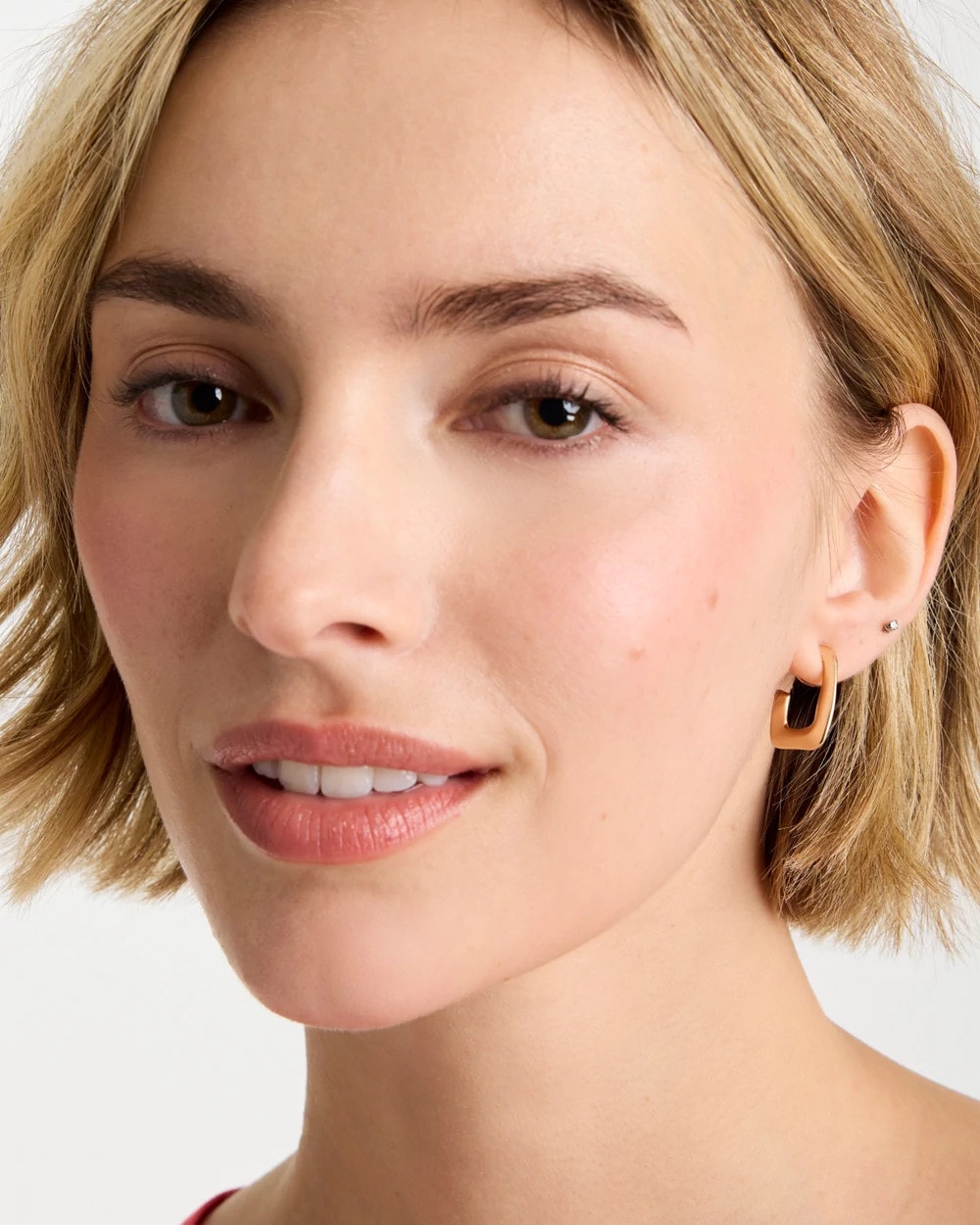 Chico's Trending | Mini Goldtone Square Earrings