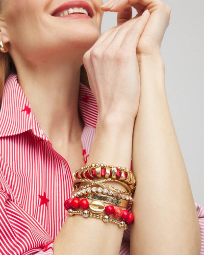 Chico's Hot Sale | Goldtone Flexible Cuff Bracelet