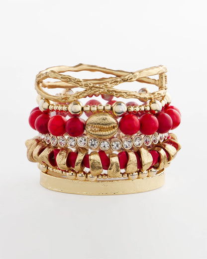 Chico's Hot Sale | Goldtone Flexible Cuff Bracelet