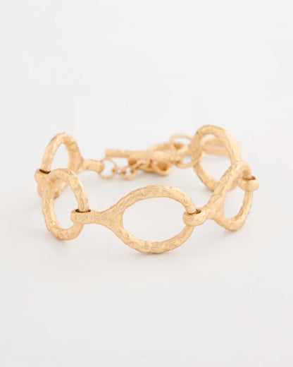 Chico's Discount | Goldtone Open Link Toggle Bracelet