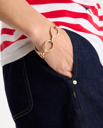 Chico's Discount | Goldtone Open Link Toggle Bracelet