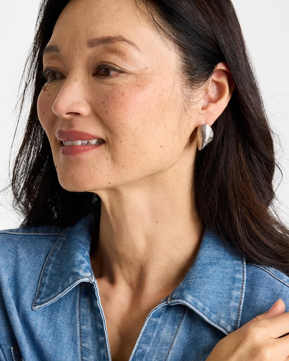 Chico's Special Offer | Mixed Metal Shell Earrings
