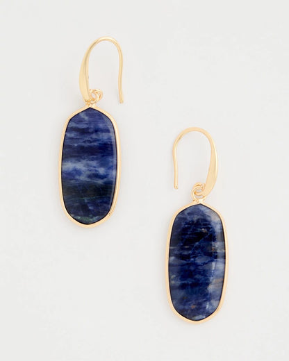 Chico's Trending | Genuine Lapis Lazuli Stone Drop Earrings