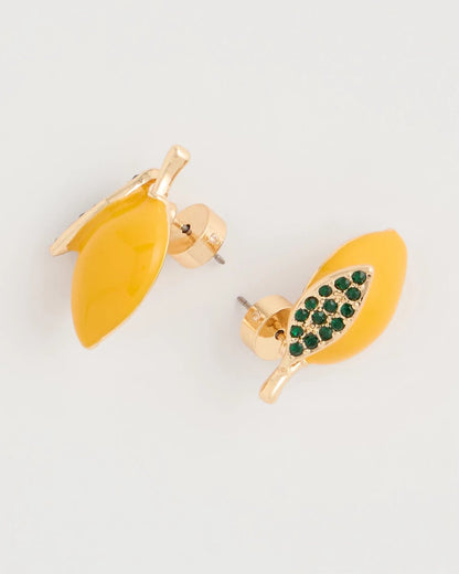 Chico's New | Luxurious Lemon Stud Earrings