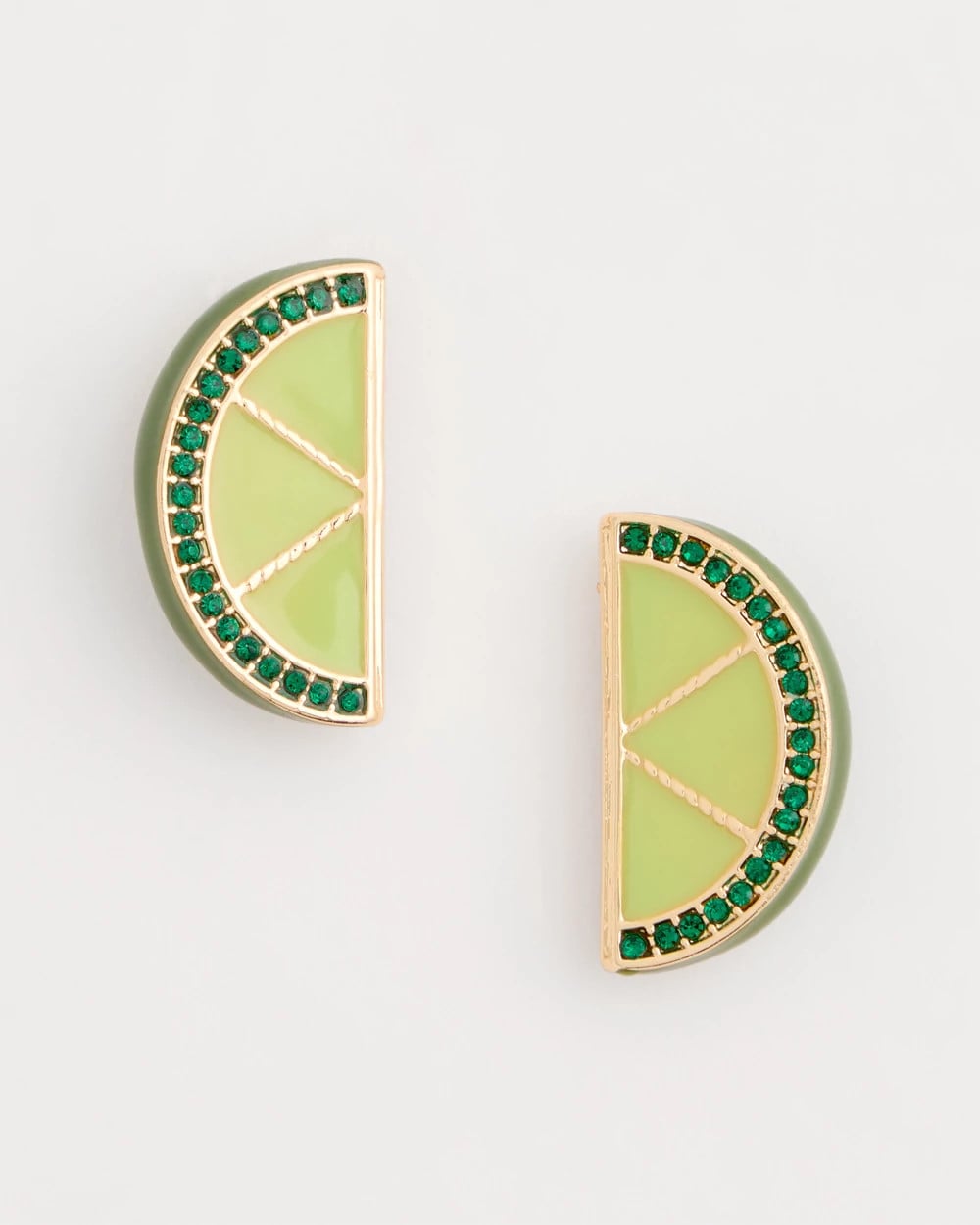 Chico's Best Seller | Luxurious Lime Stud Earrings