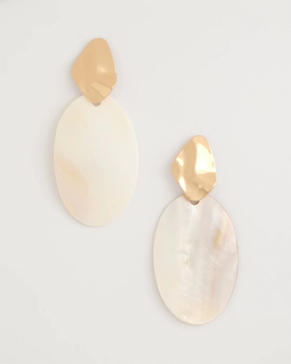 Chico's Latest | Shell Oval Drop Earrings