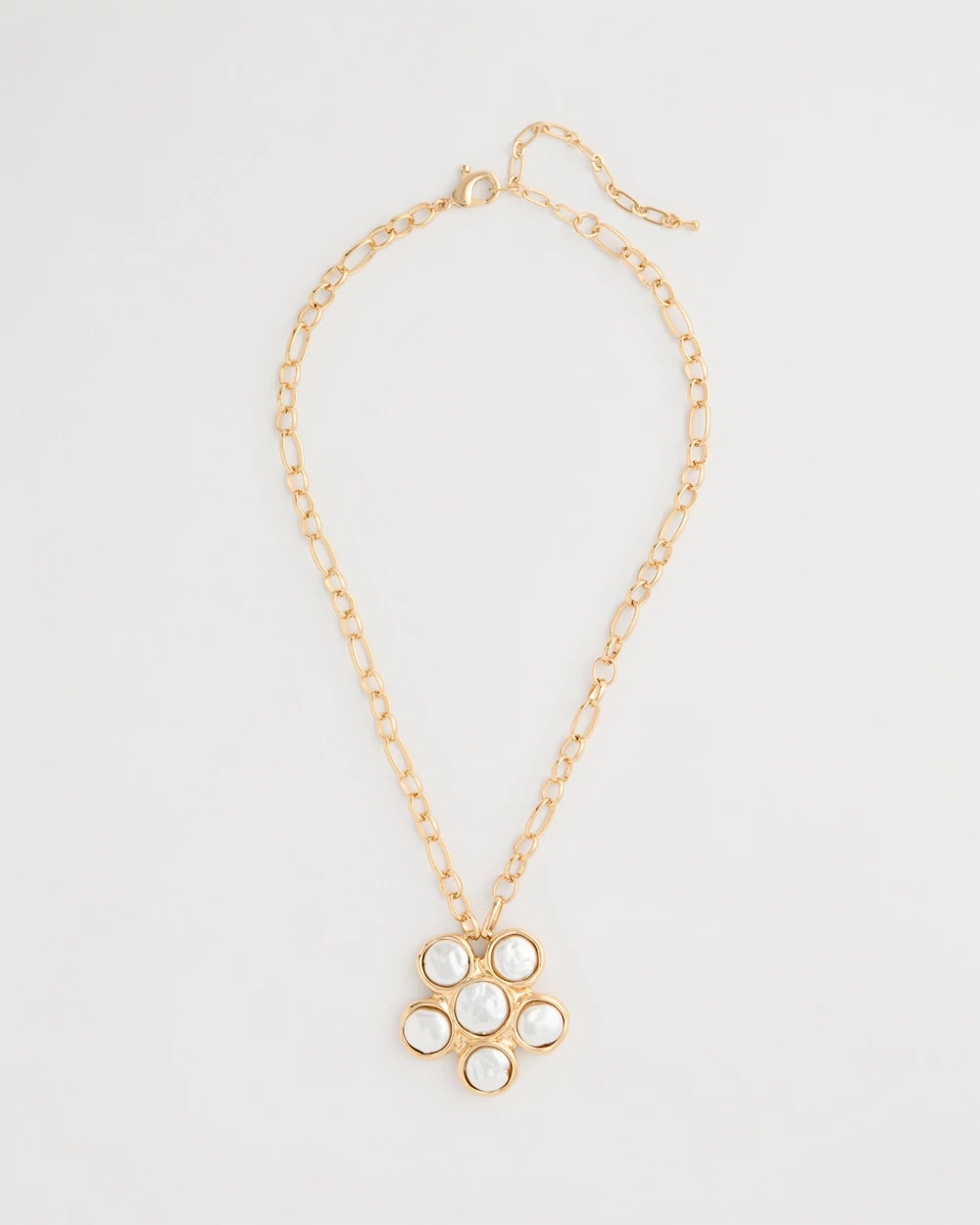 Chico's Everyday | Siren Faux Pearl Pendant Necklace
