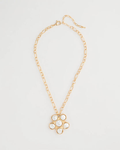 Chico's Everyday | Siren Faux Pearl Pendant Necklace