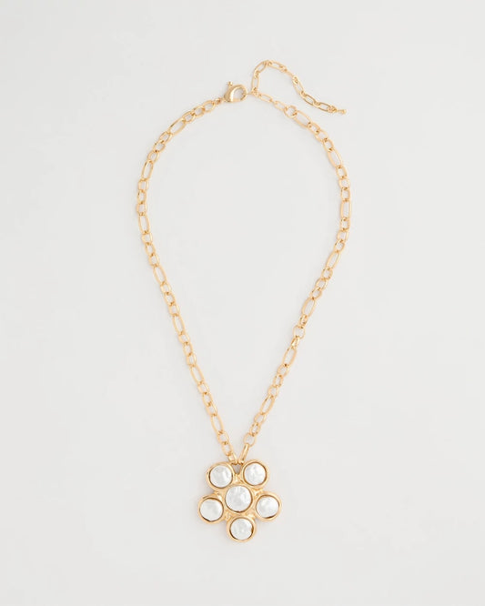Chico's Everyday | Siren Faux Pearl Pendant Necklace