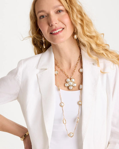 Chico's Everyday | Siren Faux Pearl Pendant Necklace