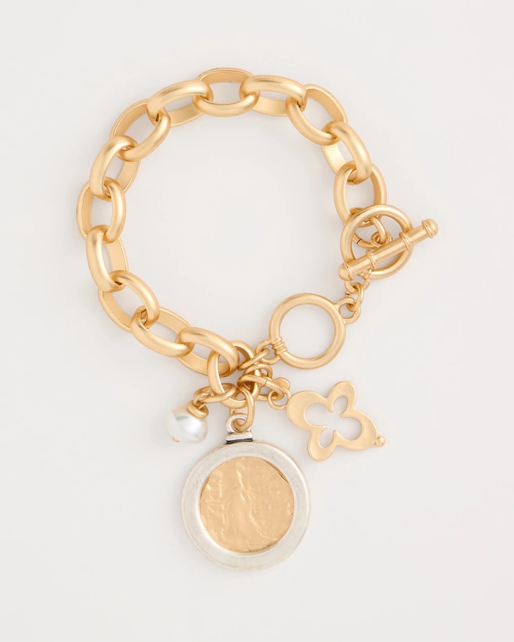 Chico's Exclusive | Toggle Bar Charm Bracelet