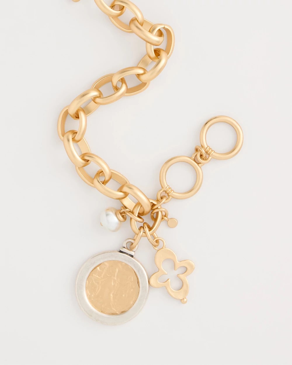 Chico's Exclusive | Toggle Bar Charm Bracelet