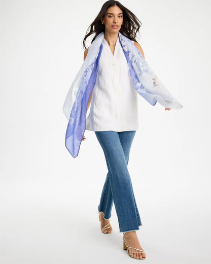 Chico's Hot Sale | Ombre Burnout Oblong Scarf
