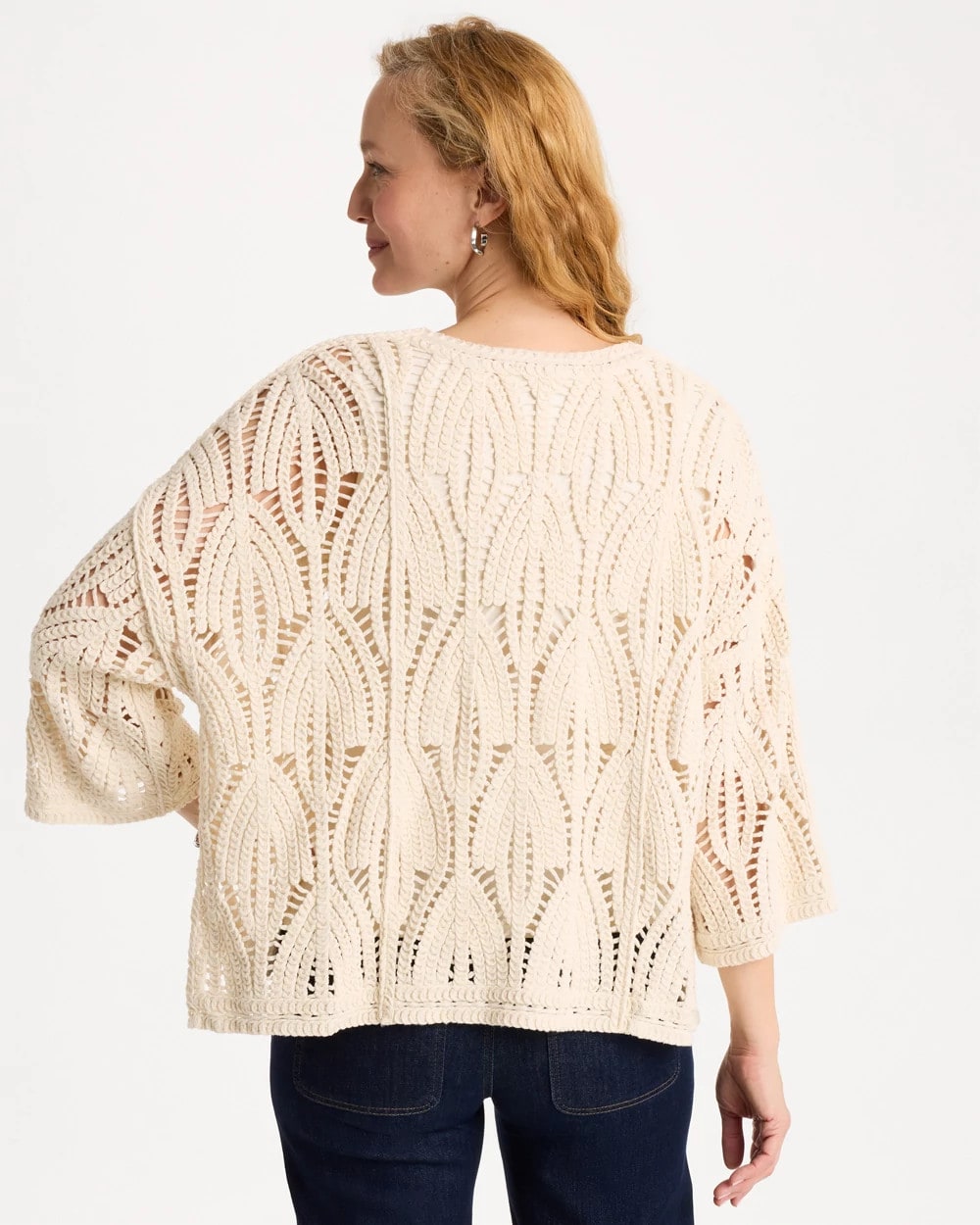 Chico's Best Price | Cotton Crochet Kimono