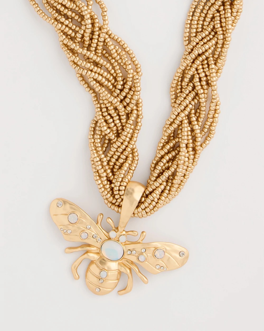 Chico's Popular | Beaded Bee Pendant Necklace