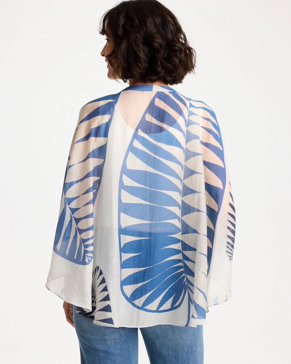 Chico's Value | Palm Frond Short Poncho