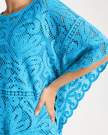 Chico's Recommended | Cotton Crochet Lace Poncho