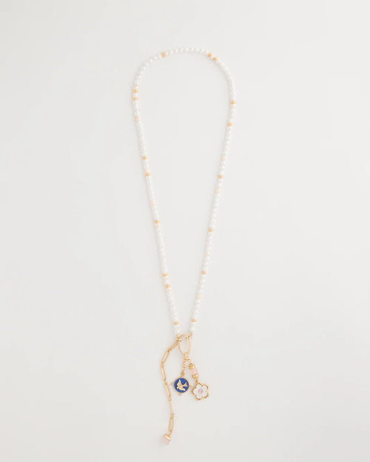 Chico's Value | Medallion Pendant Pearl Necklace