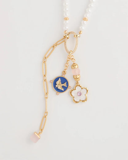Chico's Value | Medallion Pendant Pearl Necklace