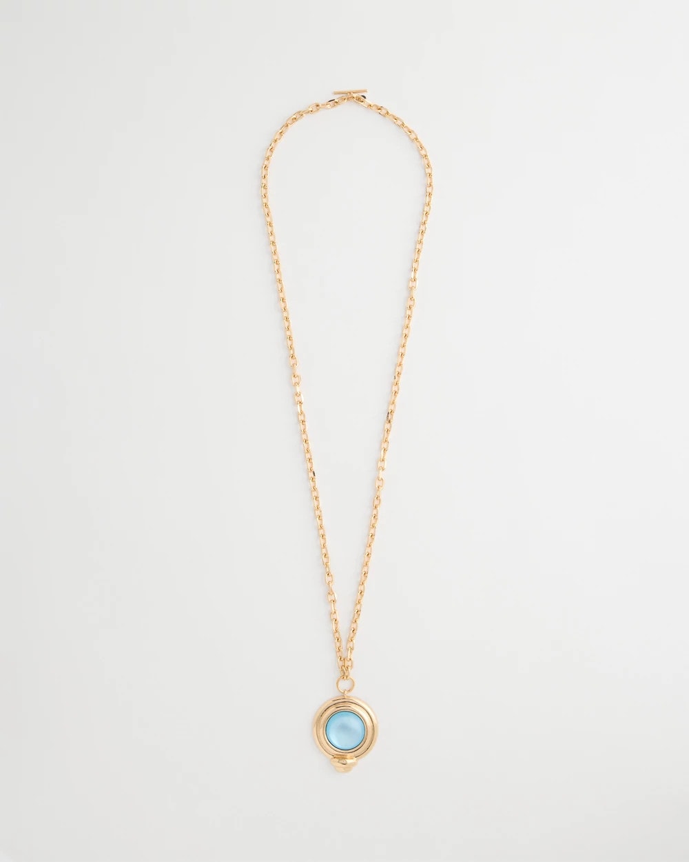 Chico's Premium | Twice As Nice Aqua Pendant Necklace
