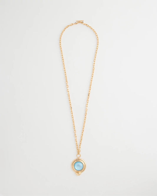 Chico's Premium | Twice As Nice Aqua Pendant Necklace