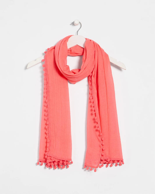 Chico's Hot Sale | Pom Pom Oblong Scarf