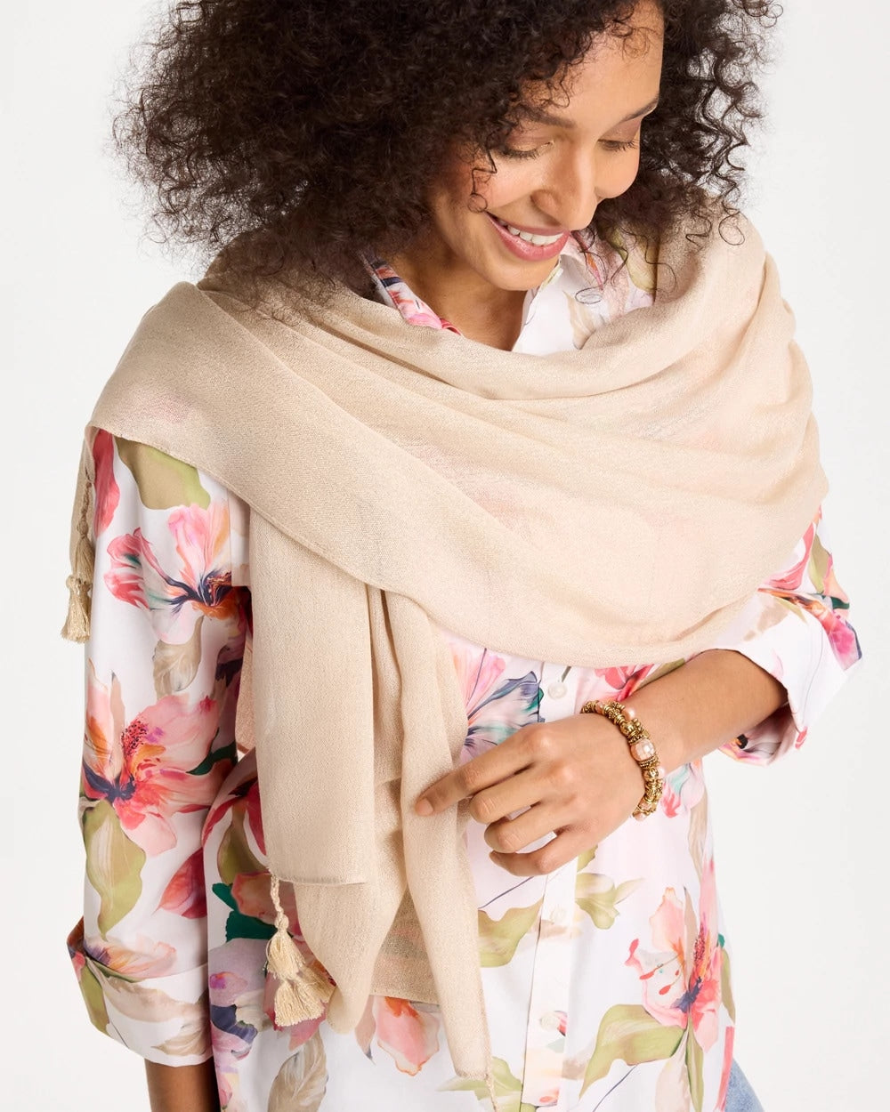 Chico's Best Seller | Lurex Oblong Scarf