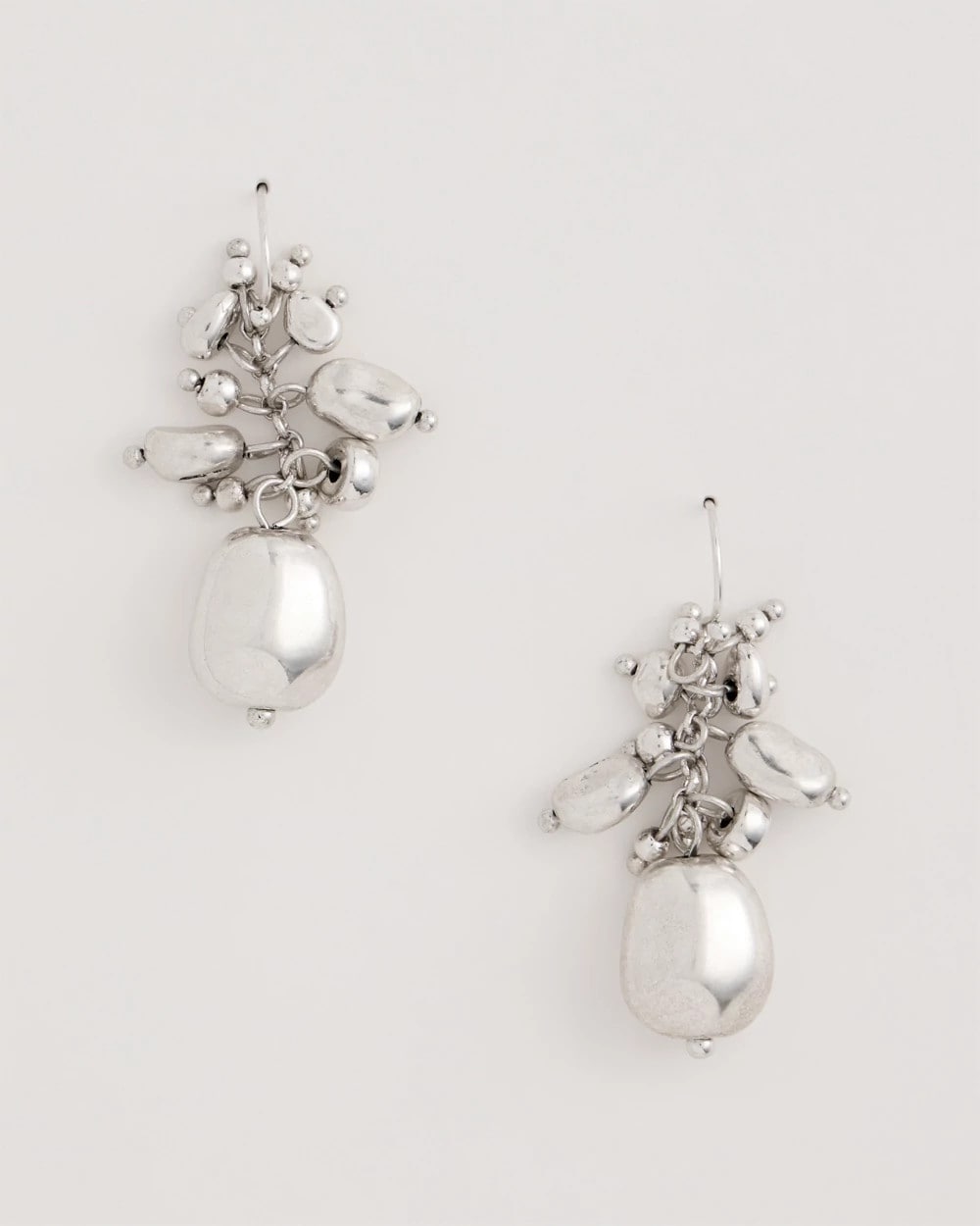 Chico's Deals | Silvertone Cluster Earrings