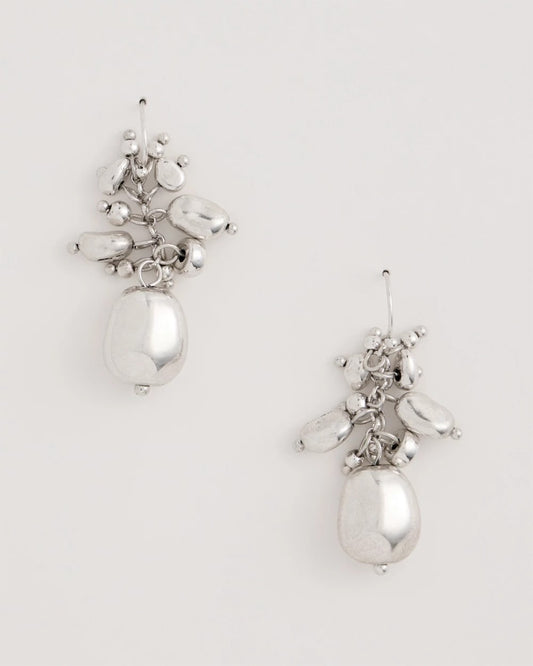 Chico's Deals | Silvertone Cluster Earrings
