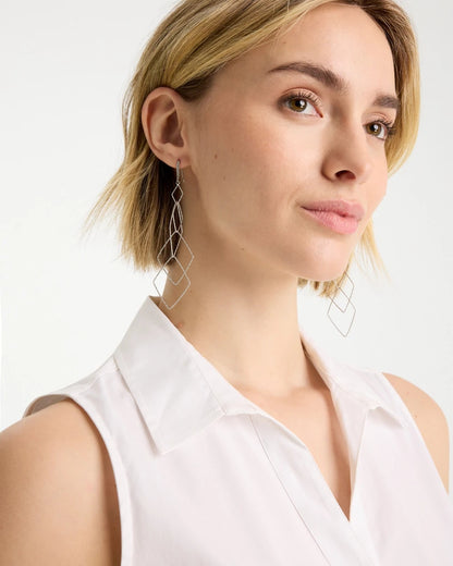 Chico's Quality | Geo Linear Drop Earrings