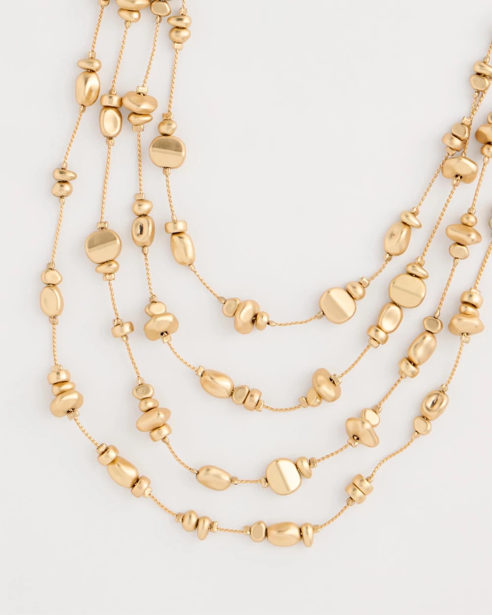 Chico's New | Golden Nugget Illusion Necklace