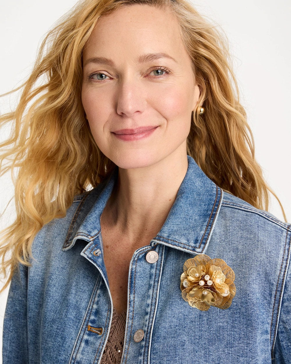 Chico's Hot Sale | Filigree Flower Brooch