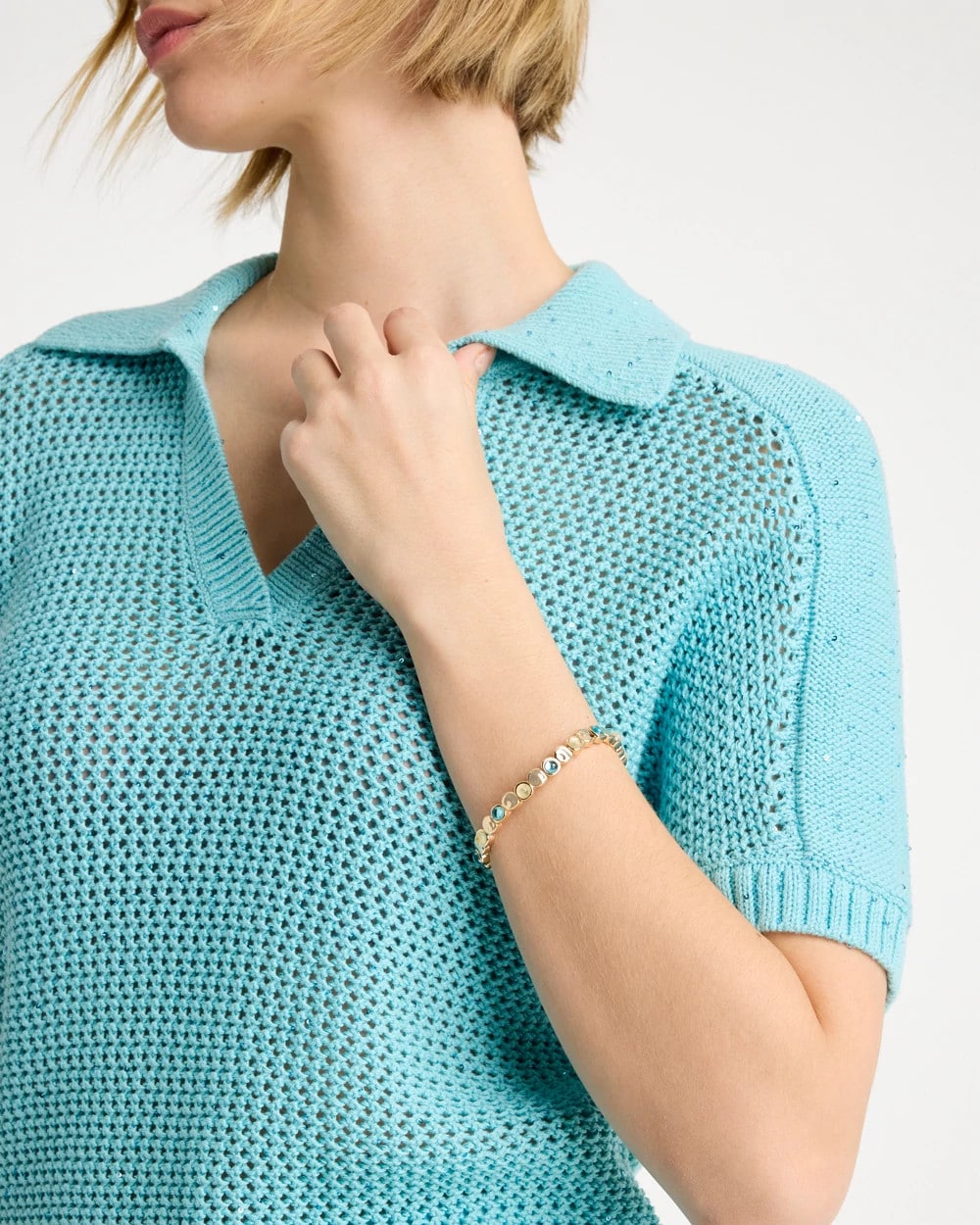 Chico's Classic | Quartz Stone Small Stretch Bracelet